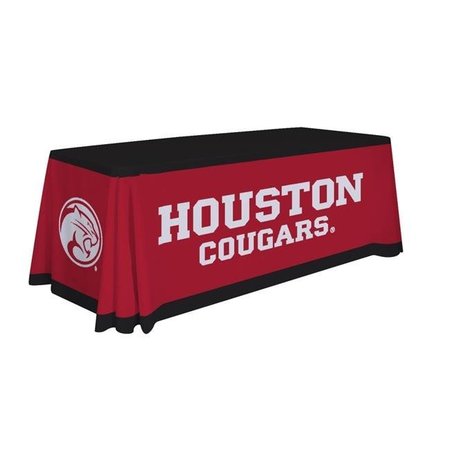 SHOWDOWN DISPLAYS Showdown Displays 810026HOUS-001 6 ft. NCAA Houston Cougars Dye Sublimated Table Throw - No.001 810026HOUS-001